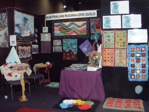 Australia Rugmakers at the Perth Craft Quilt Fair 2013